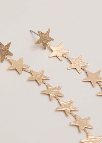 Phase Eight Gold Star Drop Jewellery Gold Australia | KV5984167